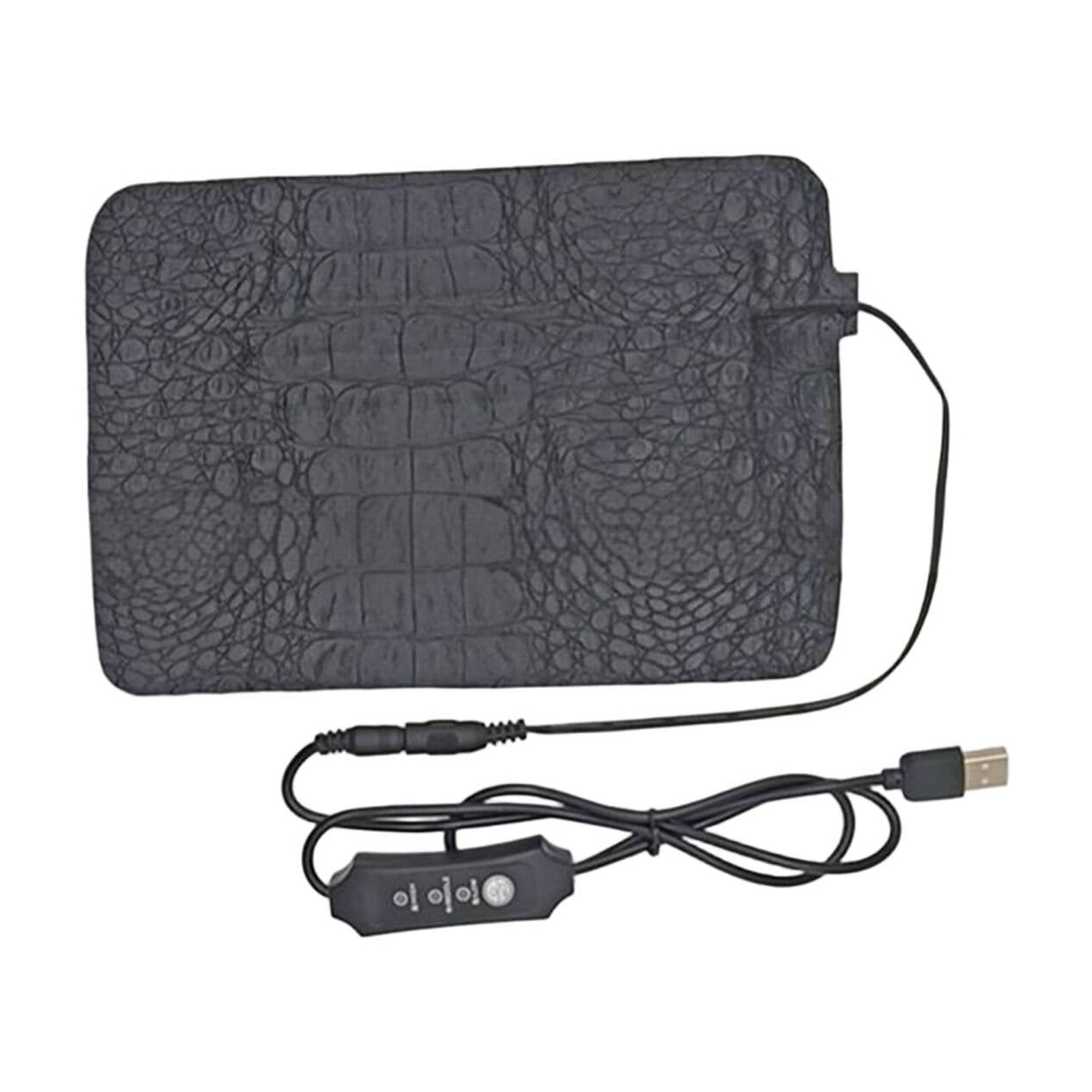 BESTSKY Heating Pad,Usb-Powered Heating Pad Squishmallow Heating Pad,Leather Anti-Scratch Design Waterproof Feature Reptile Heat Pad,B